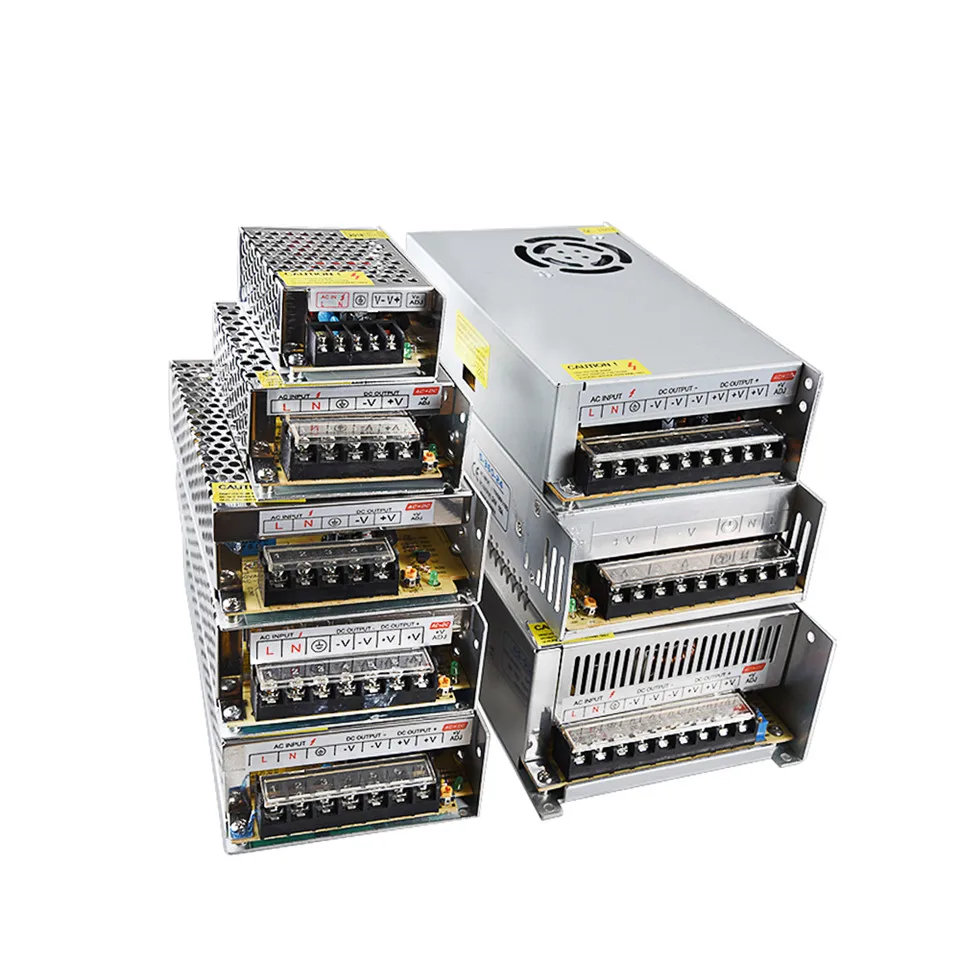 Драйвер Источник питания 12В DC12V освещение Трансформатор 2A 3A 5A 8A 10A 20A 30A AC 110V 220V переменного тока в постоянный 12 вольт светодио дный драйвер для s