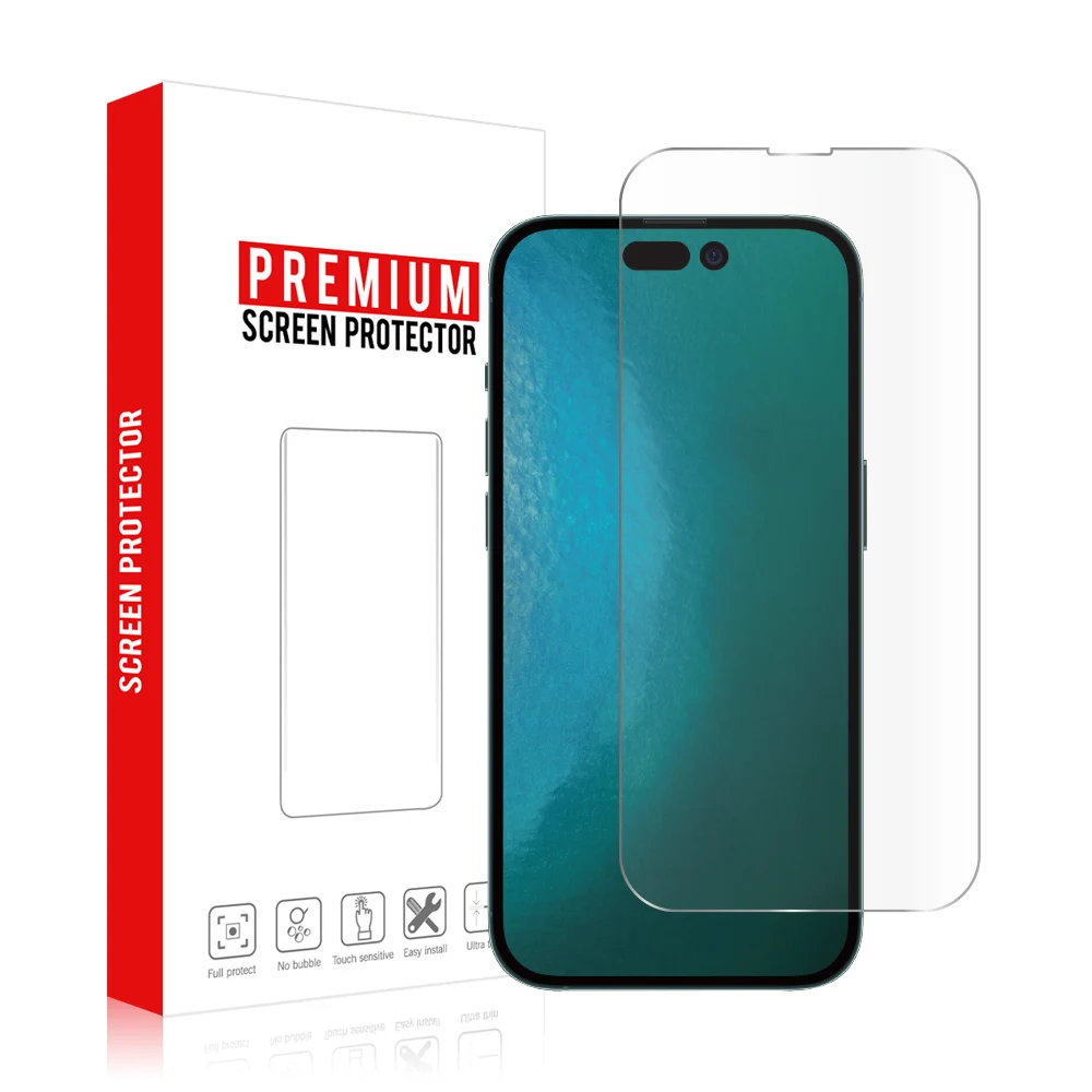 Прямая продажа с завода, Защита экрана для iPhone 14 pro max, закаленное стекло