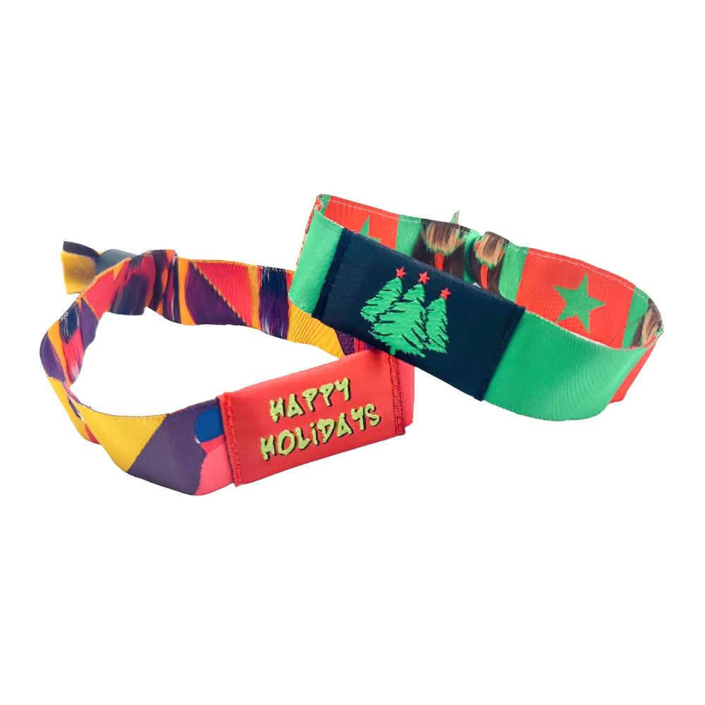 One Time Use QR Code 13.56MHz NFC RFID Tracking Wristbands RFID Fabric Wristband Watch