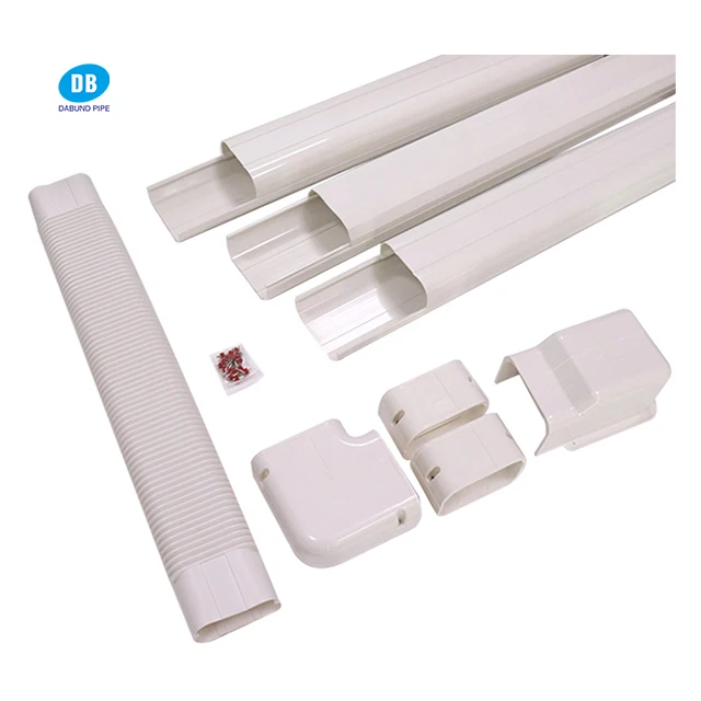 China Factory Seller Cable Duct With AC Pipe Cover Air Conditioner Pipe Duct