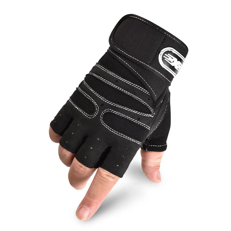 Fitness training gloves weight lifting gloves sport gym half-finger gloves