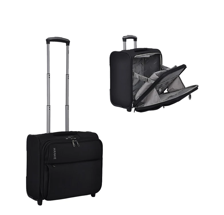 
Business laptop soft travel bags suitcase airport luggage trolley 