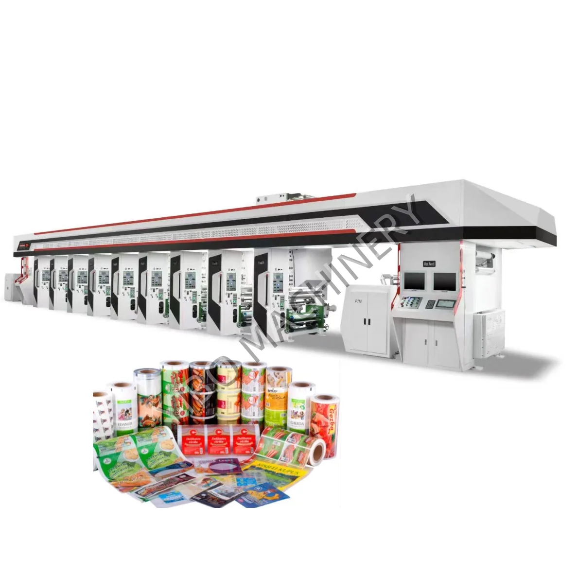High Speed Rotogravure Printing Machine Video Bopp Film Gravure Printing Machine Price Gravure Nylon Printing Machine