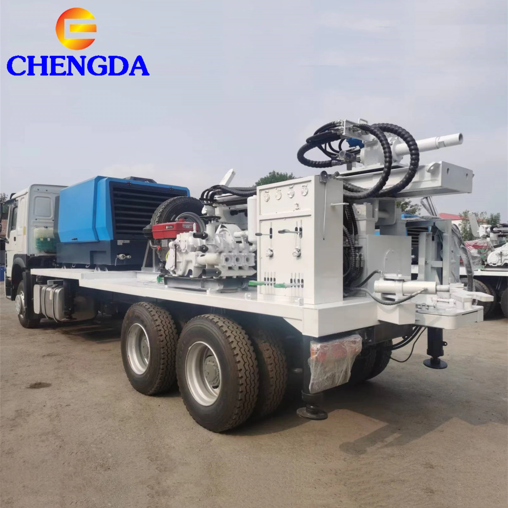 Sinotruck 8X4 400 м грузовик установка для бурения камней буровая буровые