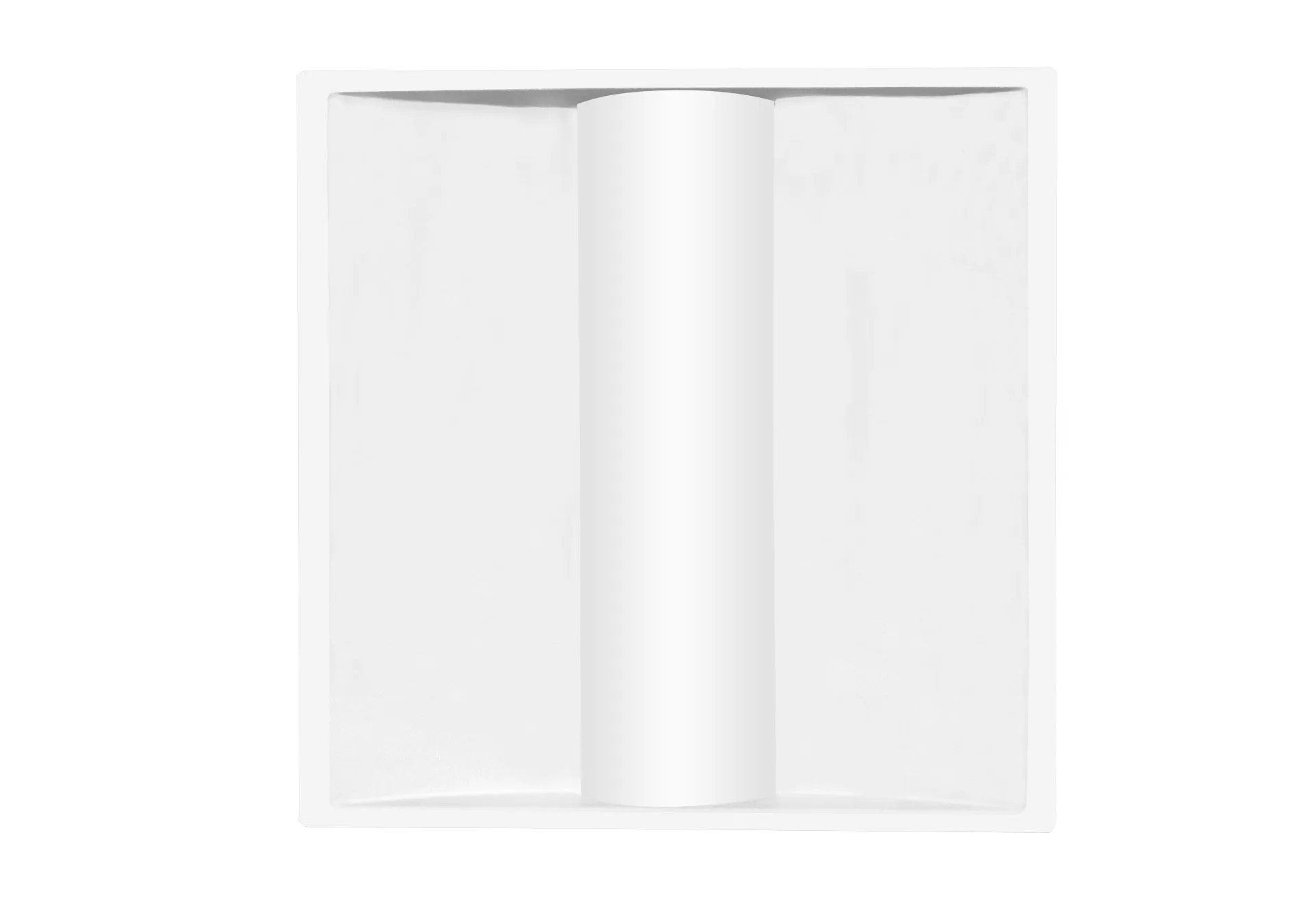 Watt and CCT adjustable center basket troffer in stock USA warehouse DLC premium led troffer  light with sensor base