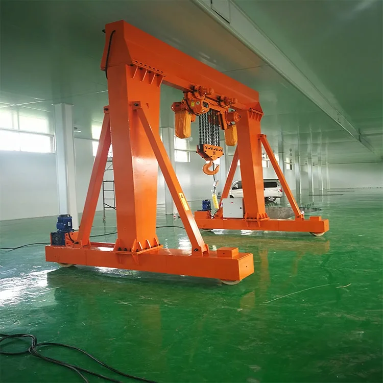 
2019 new style folding portable mini small gantry crane used factory 0.5T 