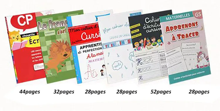 Cursive Copywriting French Letters