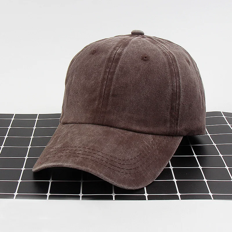 Hat summer outdoor peaked new york baseball cap washed distressed baseball cap retro denim sun sports cap hats custom