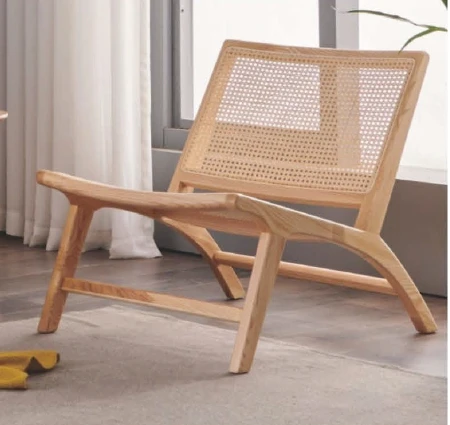 High Quantity Indoor Furniture Wicker Wood Chair Natural Rattan Chair Set
