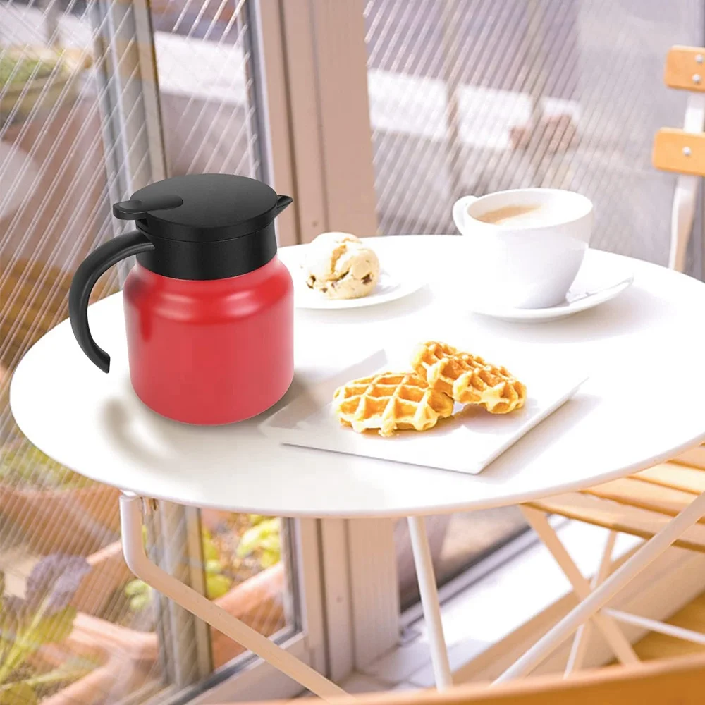 Amz Wholesale Insulated Water Kettle Thermos Stainless Steel Thermos Carafe Tea Maker Vacuum Thermal Tea Pots Flasks