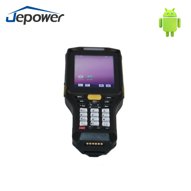 Jepower ручной PDA 1D/2D сканер штрих-кодов склад логистический сборщик данных прочный Pda с батареей 4800 мАч
