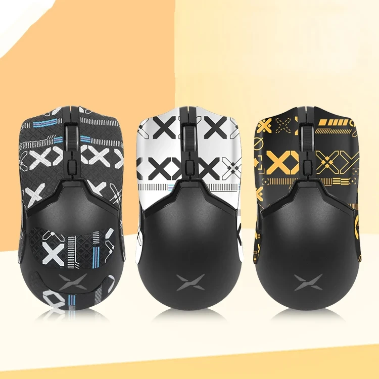 Printed Suede Full / Half Mice Sticker Anti-Slip Mouse Sticker for DELUX M800 gaming mouse