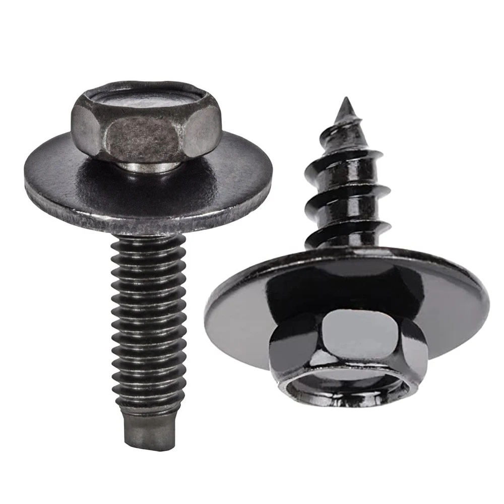 Mixed Car Body Fender Screw 5mm 5.5mm 6mm 6.3mm Metal Self Tapping Screw Rivet Fastener Bolt