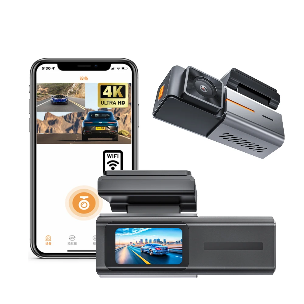 Wholesale Dashcam  4K WiFi Dual Recording 1.47 Inch Screen Special Original Dashboard Camera Driving Recorder Dash Cam