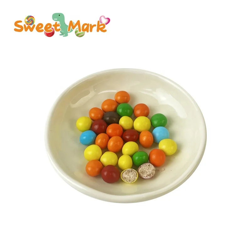Delicious chocolate Colorful puffed chocolate halal chocolate