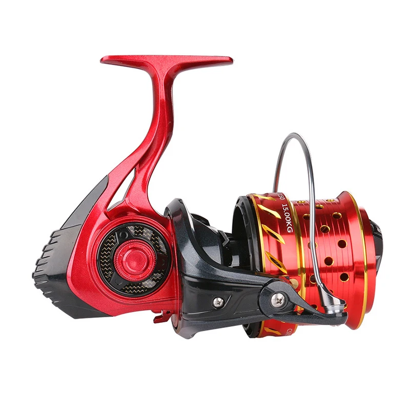 Катушка рыболовная Haroi CS8000, бобина с металлической проволокой, 15 кг, для морской рыбалки