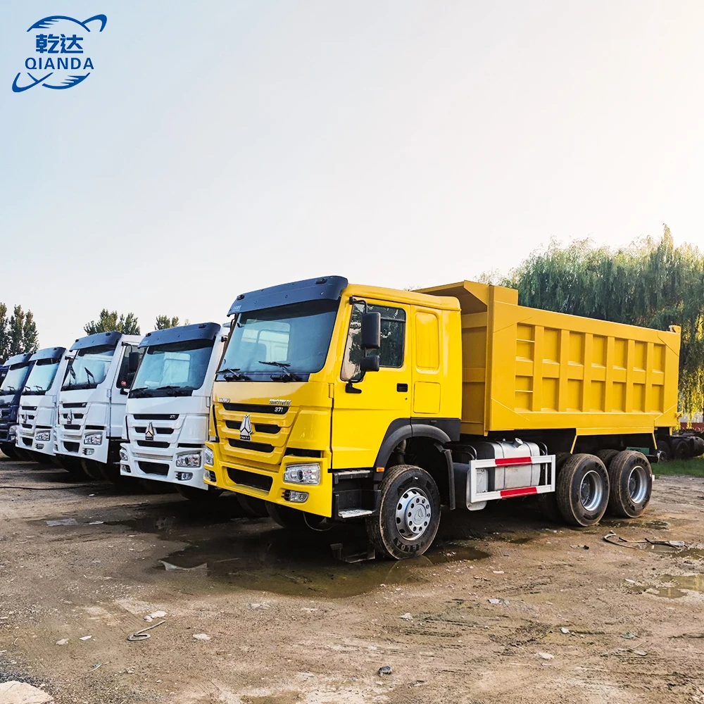 Грузовик Sino 10 12 колесный Rhd 50 тонн Подержанный самосвал Howo 8x4 б/у