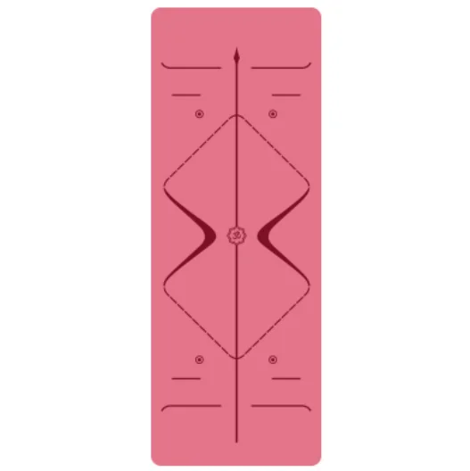 Hot Sale Oem New Arrival Custom Anti-slip Printed Natural Rubber Pu Leather Yoga Mat Manufacturer