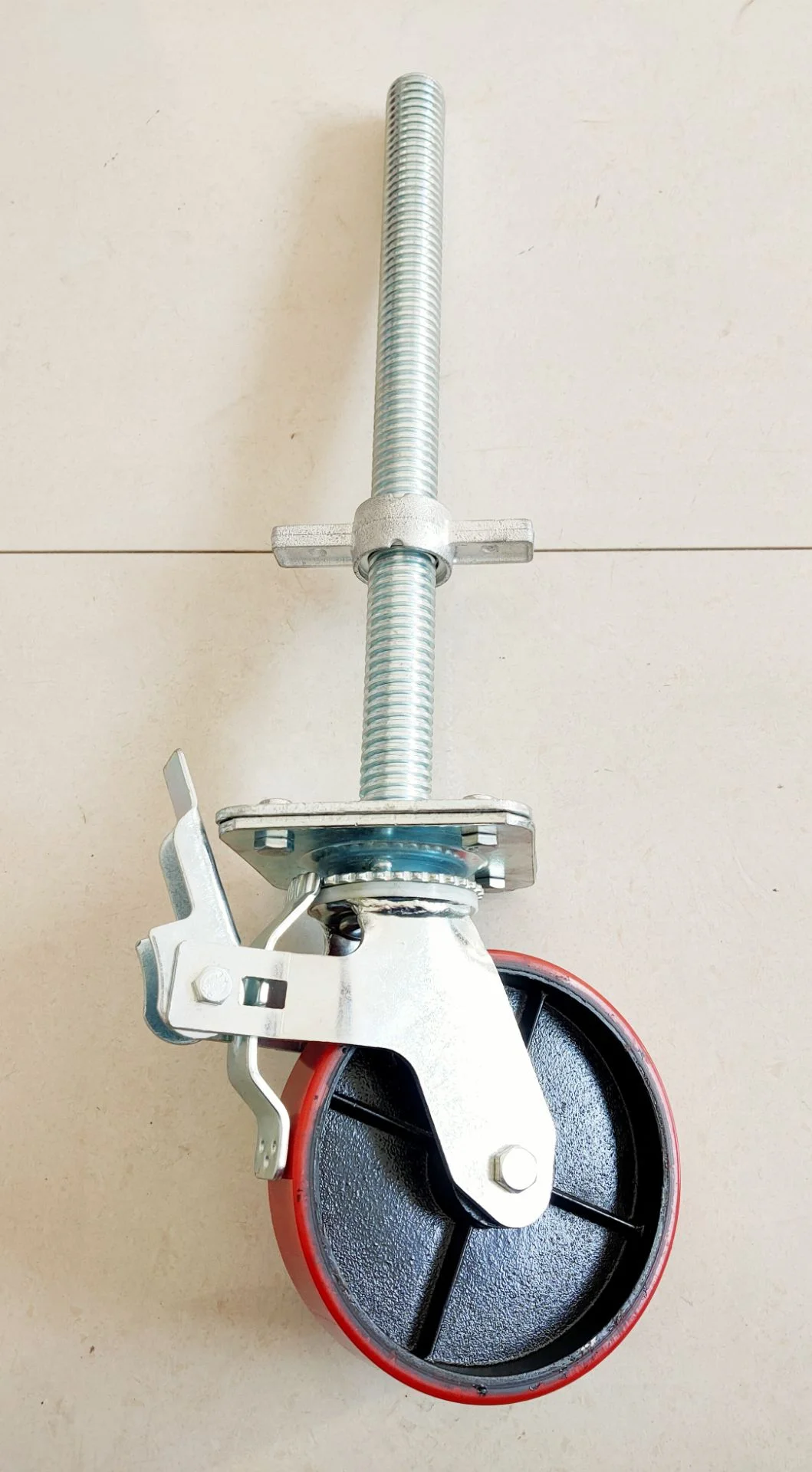 6inch 8inch Heavy Duty Mobile Scaffold Caster Wheel with Brake