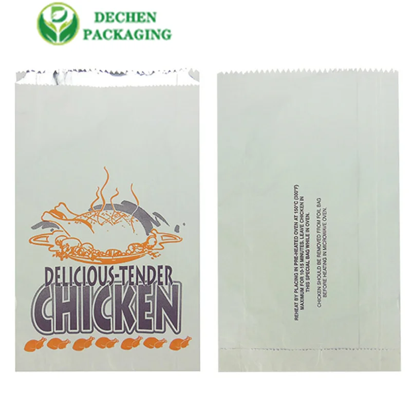 Bags For Chickens Roasts Foil Laminate Paper Pouch Popcorn Chicken Packaging