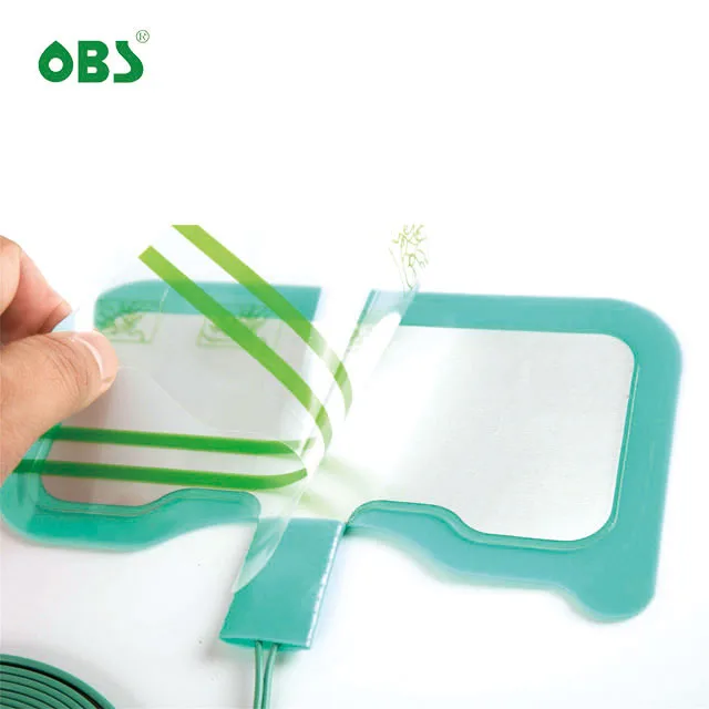 Disposable Return Electrode Grounding Pad with Cable Electrosurgical ESU Pad