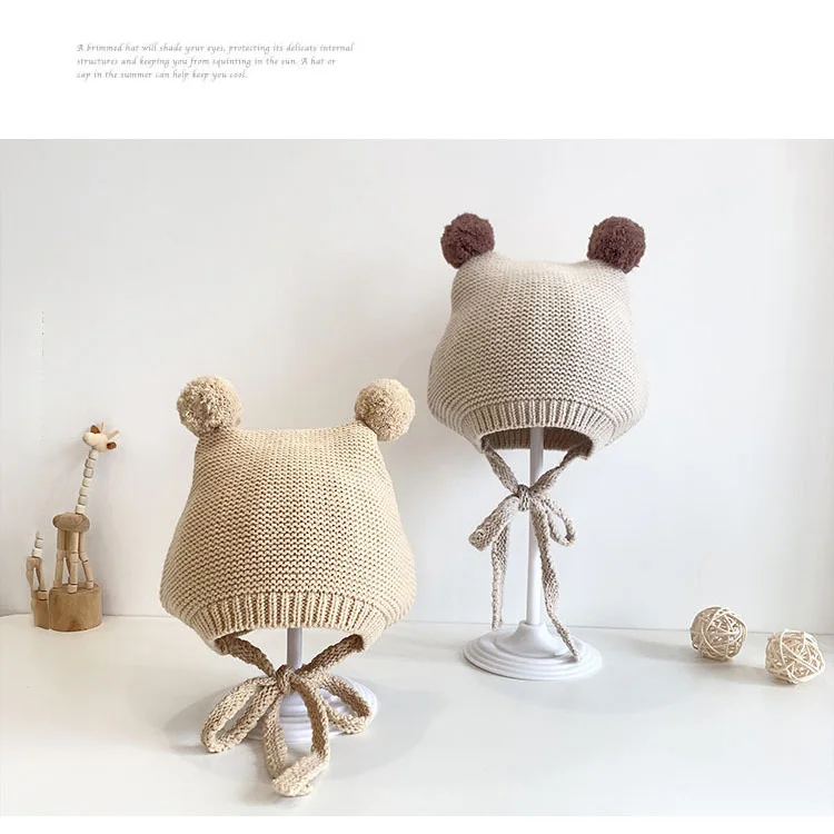 ALLCH RTS Winter Beanie Hat Earflap Cute Warm Cap for Boys Girls Baby Hats&caps for Baby Kids Toddler Infant Newborn Unisex