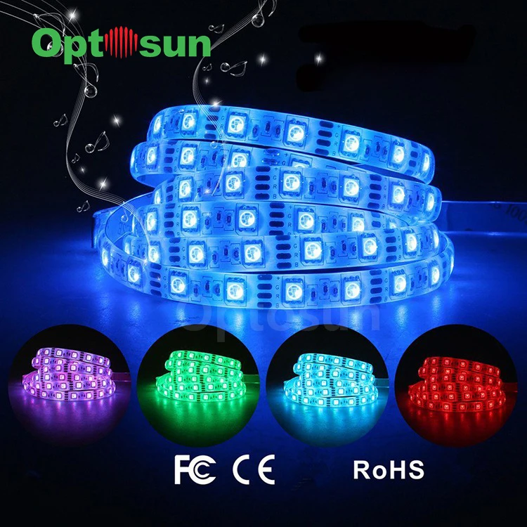 Гибкая светодиодная RGB-лента с голосовым управлением 32 8 фута