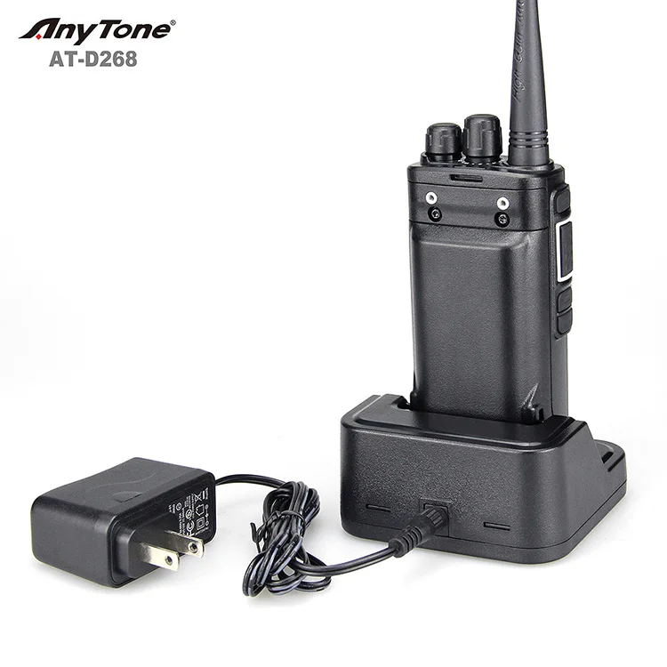 Anytone 268 DMR Two way radio Digital and Analog single band VHF UHF Radio walkie talkie with AES 256 Radio