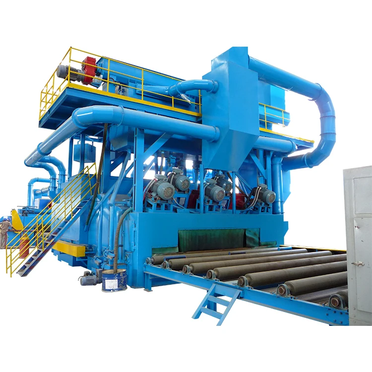 Q69 Series Steel Profiles Shot Blasting Machine Aluminium Profiles Automatic Steel Plate Shot Blasting Machine