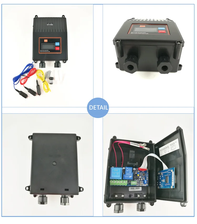 LCD Dynamic Display 370w Automatic Pump Control Water Level Sensor Pump Controller Automatic Inverter Water Pump Controller