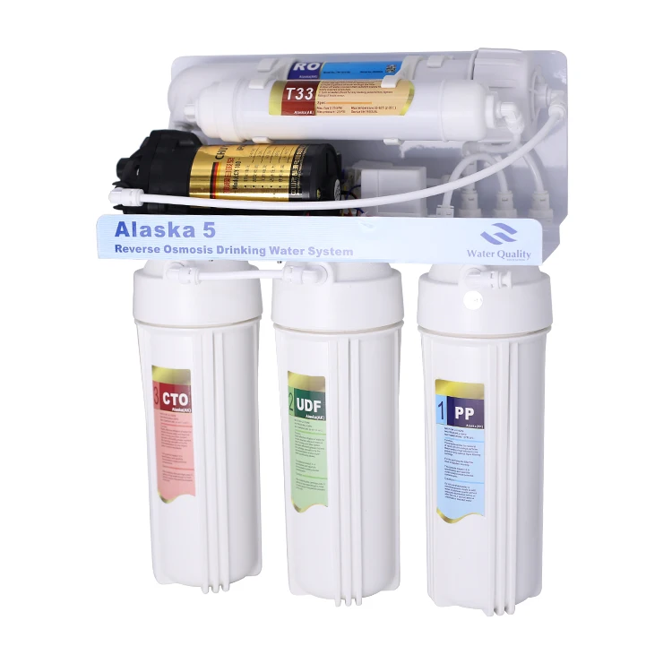 Oem Odm 5 Stages 75 Gpd Tank Carbon Filter Water Treatment Ro System And Water Purifier Water Filter Remove Fluoride For House