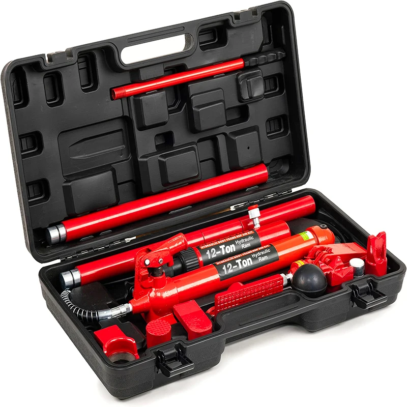 Car Body 10ton Porta Power Jack Hydraulic Cylinder Ram Jack Body Frame Repair Kit