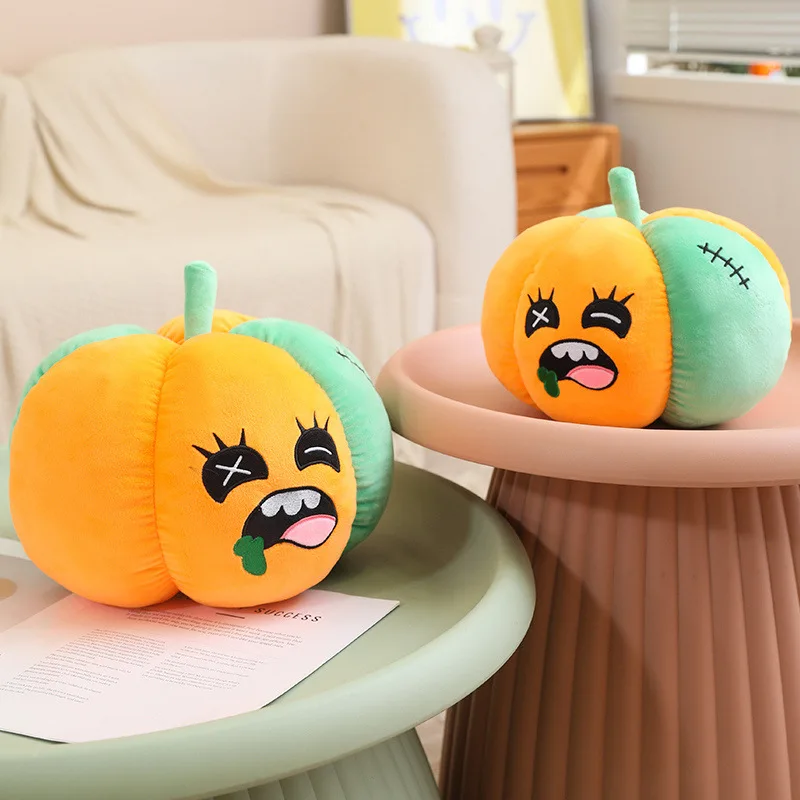 Zombie Pumpkin Stuffed Plush Toy Office Cute Pillow Girl for Children Gift Funny Pumpkin Soft Plush Doll