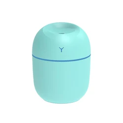 Multifunctional Rainbow Cylindrical Shape 5V Usb Aroma Diffuser Mini Humidifier 280Ml Usb Cool Mist Portable For Pets Kids Room