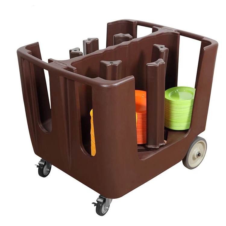 NSF listing Versa Dish Caddies, Adjustable Tray & Dish Cart