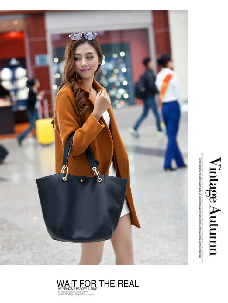 Customized Brand New Fashion Ladies Bag Retro Handbag Tote Bags for Women Popular Soft PU Leather Ladies Shoulder Handbag