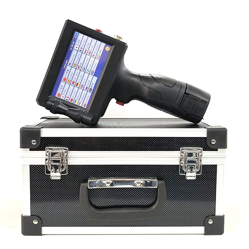 Yaomatec 25.4mm Portable Expiry Date Serial Number Batch Coding Machine Handheld Inkjet Printer