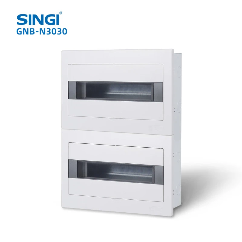 GNB-N3030 30 ways 2 rows Electrical flush mounted MCB power Distribution Box Panel equipment & supplies