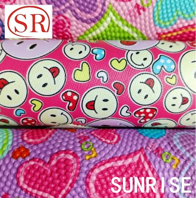 Manufacturer direct sales of various cartoon pattern PU synthetic leather bags leather shoes bows