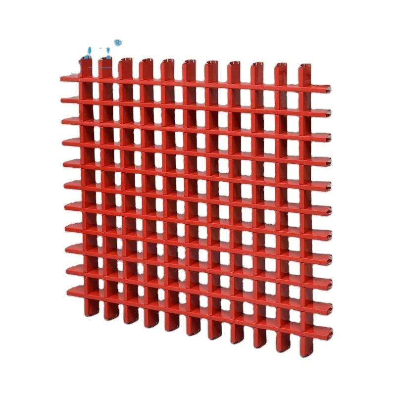 Modern Office/Mall Ceilings Designed Aluminum Open Cell Grid Ceiling Panels Waterproof & Soundproof  Architectural Decor