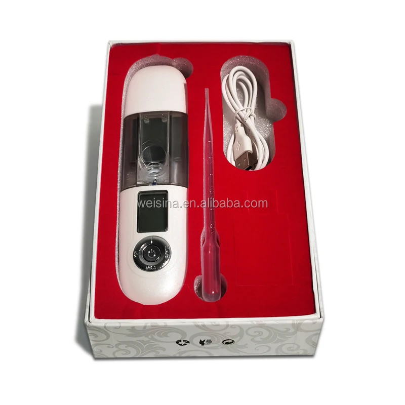 Skin rejuvenation private label ultrasonic skin scrubber with steamer