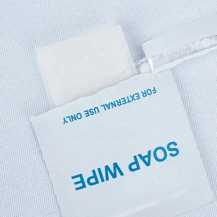 Direct factory offer individually packaging cleaning soap tissue for external use  only
