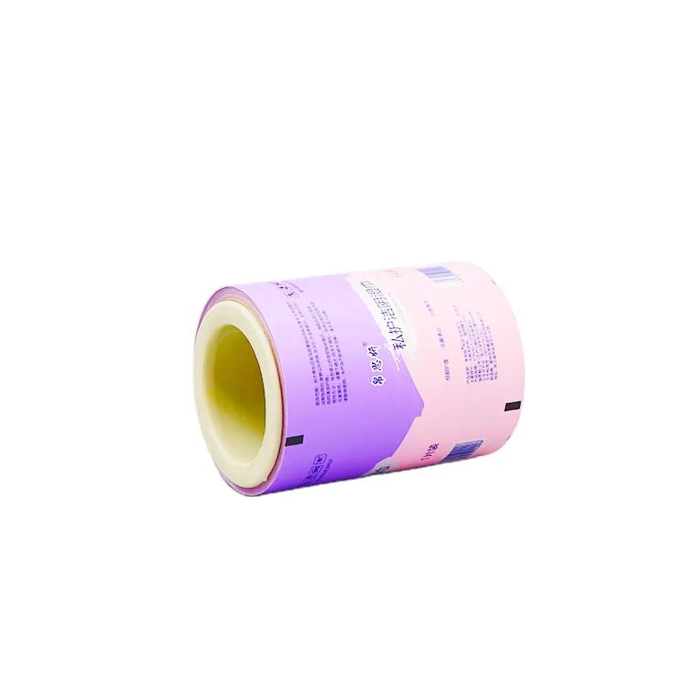 Customized Double-sided Printed candy Capsule Composite Film Bubble Cover PVC vacuum cup Easy To Tear Aluminum Foil Roll Film