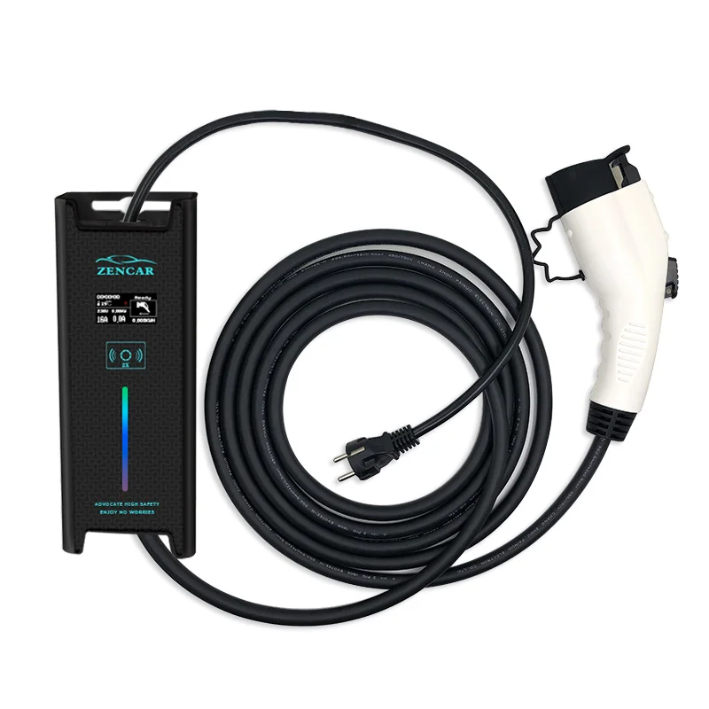 
Level 2 charger 16A 3.5KW Type 1 level 2 charger for leaf clarity fiat with Schuko plug 