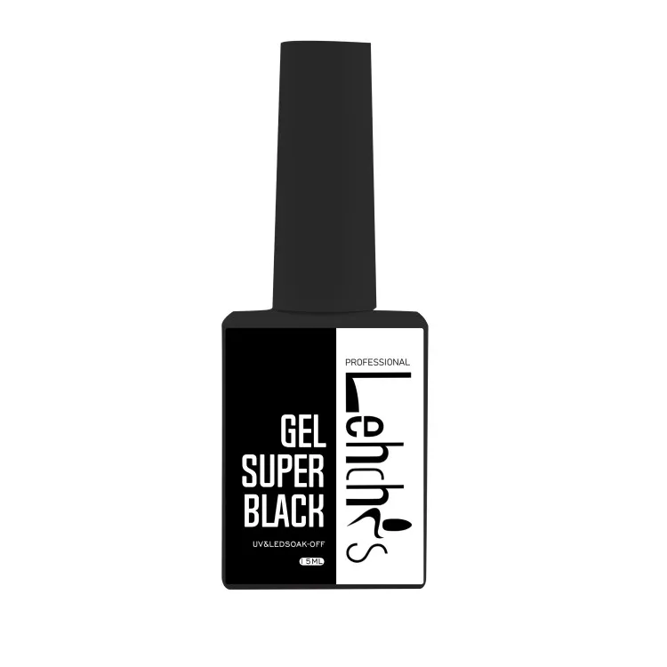 Hot Sale!!! 100ml UV Gel Polish White Nails Supplies Salon Gei Super Black Nail Gel