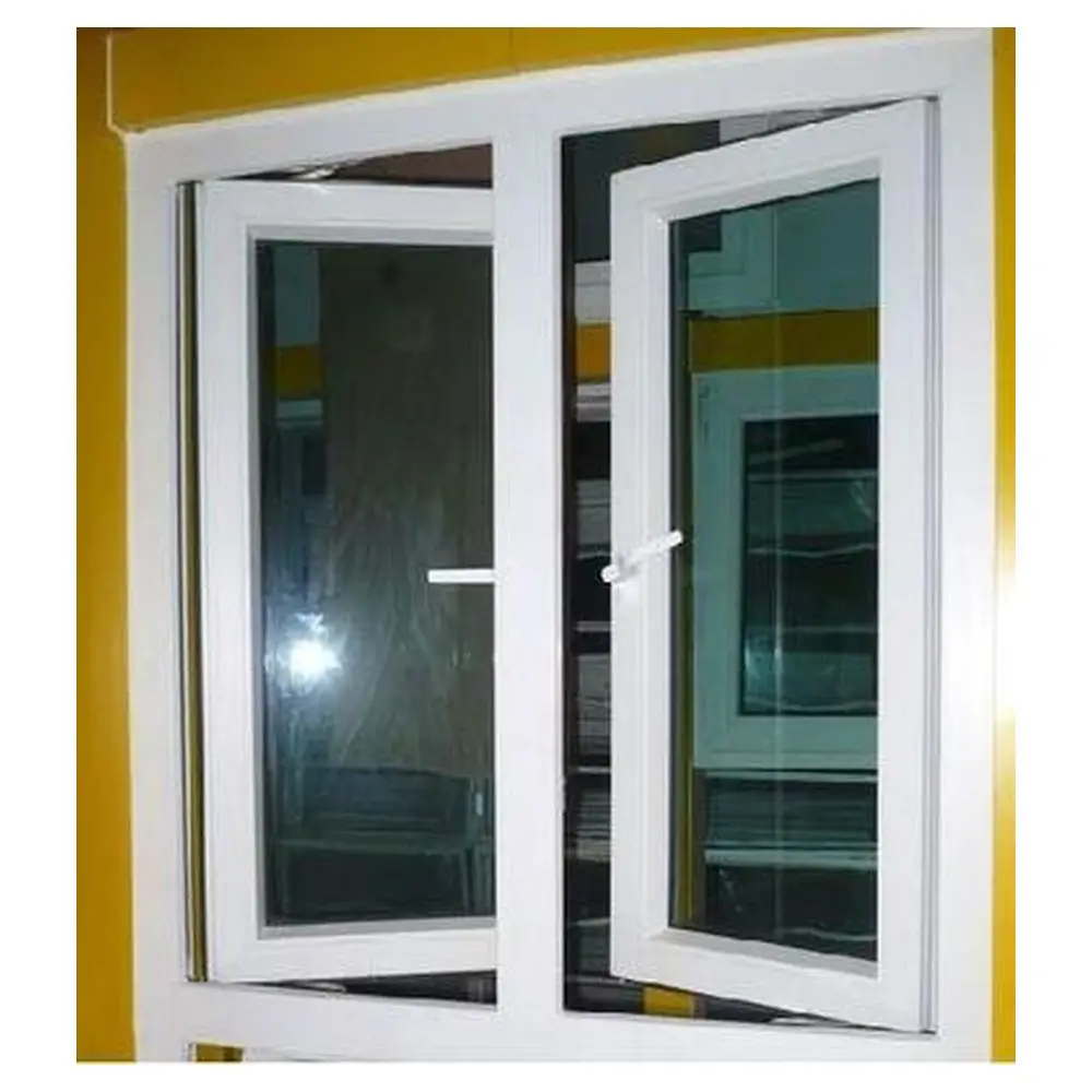 Florida High Quality Hurricane Approved Tempered Glass Aluminum UPVC Awning Windows