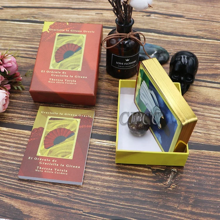 High Quality Paper Matte Gold Edge Tarot Card Wholesale