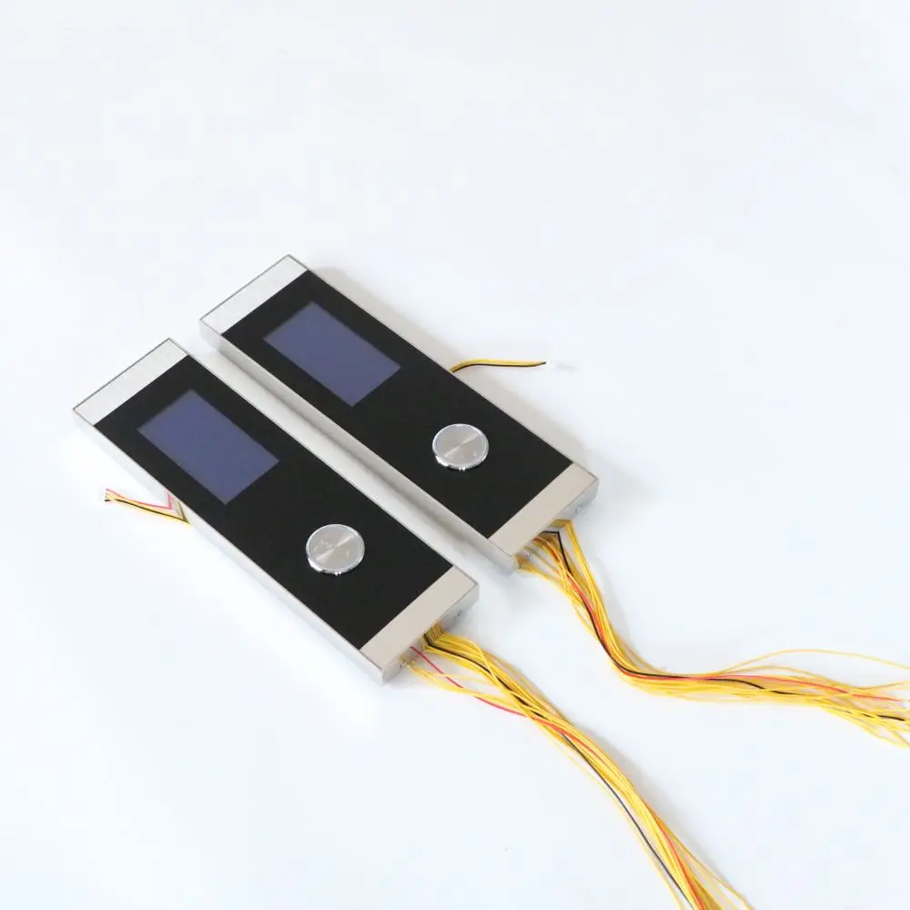 Parallel LCD White Display Wall Mounted LOP Panel For Elevator Spare Parts