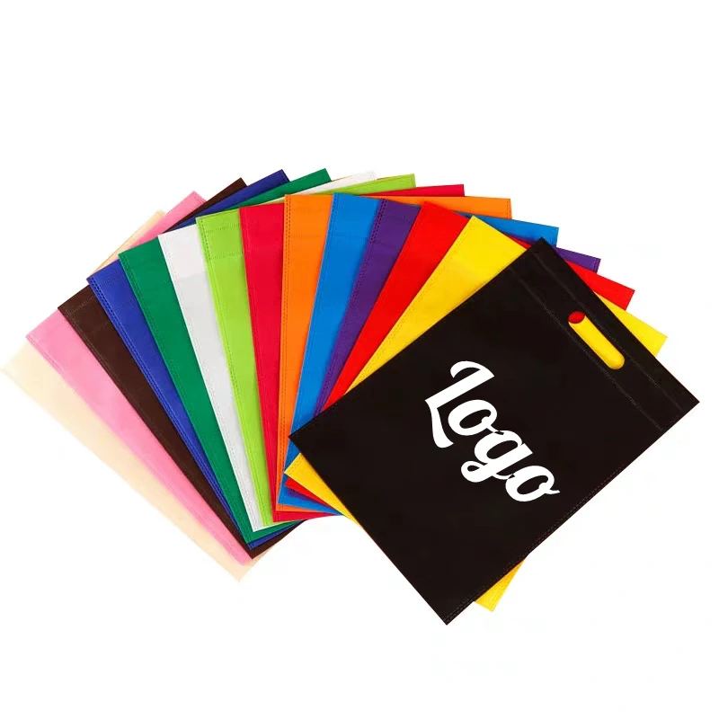 
Custom Recycled Shopping Die Cut Non Woven Cooler Bags With Printing Logo For Shopping Promotion 