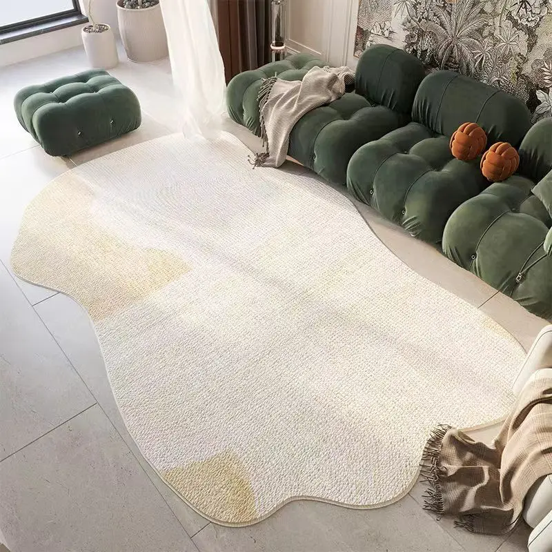 modern special shape Nordic home decorative round fluffy fur rugs living room large customer area carpets and rugs